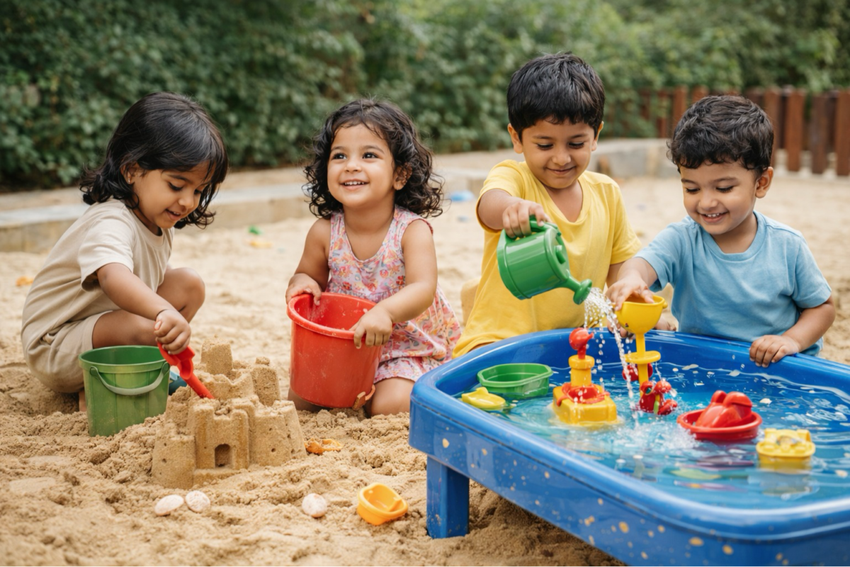 PLayschool with sand area